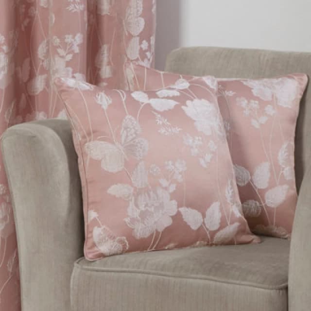 Meadow Cushion Cover In Blush Pink