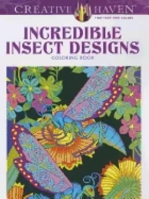 creative haven incredible insect designs coloring book