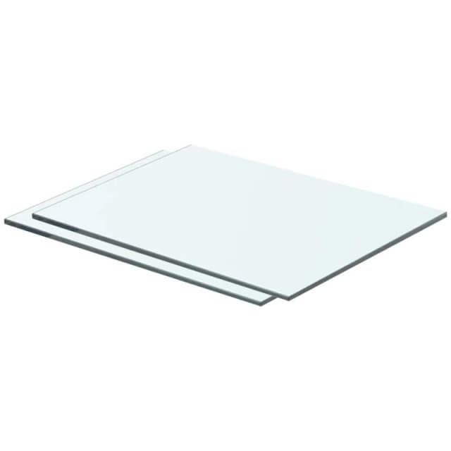 VIDAXL Vidaxl - Shelves 2 pcs Panel Glass Clear 40x25cm 3051555