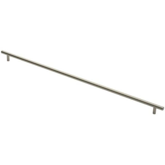 Loops Round T Bar Cabinet Pull Handle 668 x 12mm 608mm Fixing Centres Satin Nickel Metallics unisex
