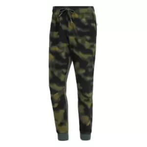 adidas Polar Fleece Nature Print Joggers Mens - Orbit Green / Green Oxide