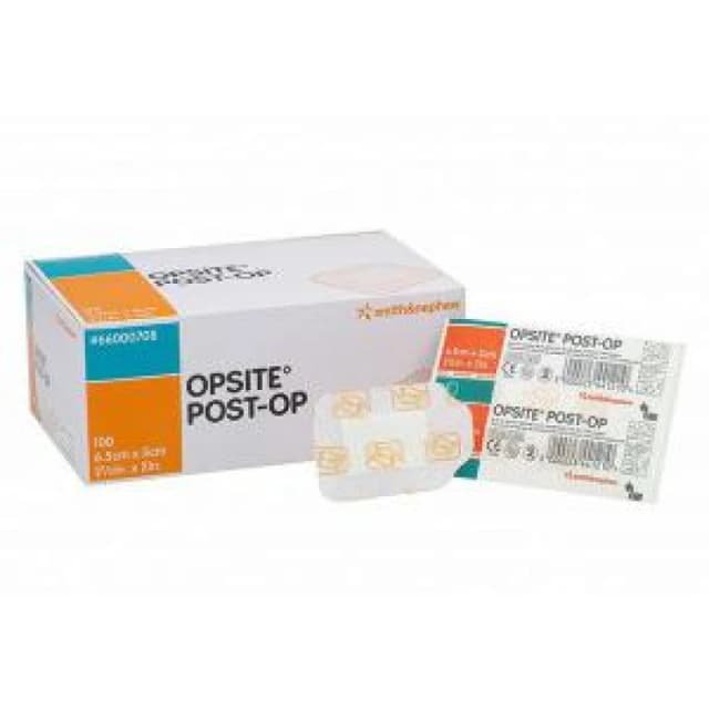 Click Medical OPSITE POST-OP ABSORBENT DRESSING 6.5 X 5CM Box 100 BESWCM1686