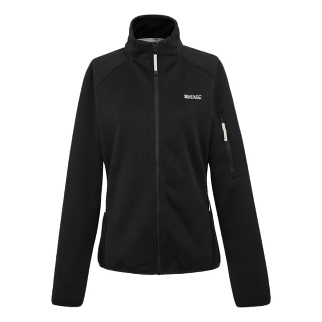 Womens zipped fleece Regatta Ravenhill Noir Female 40