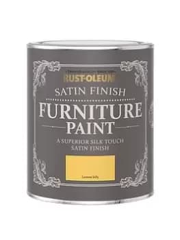 Rust-Oleum Satin Finish 750 Ml Furniture Paint - Lemon Jelly
