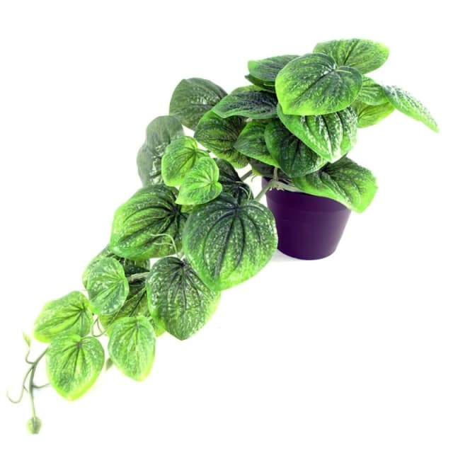 Leaf 35cm Artificial Trailing Green Potted Pothos Plant Green