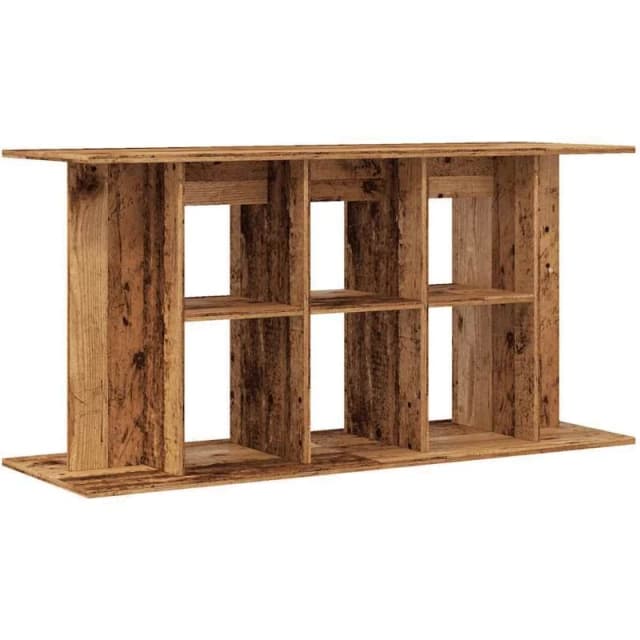 vidaXL Aquarium Stand Old Wood 120x40x60cm Engineered Wood, Brown 857276