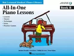all in one piano lessons book b book with audio access included hal leonard