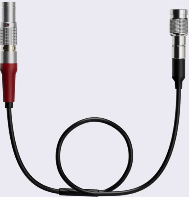 Atomos UltraSync One camera cable Black. Red. Silver