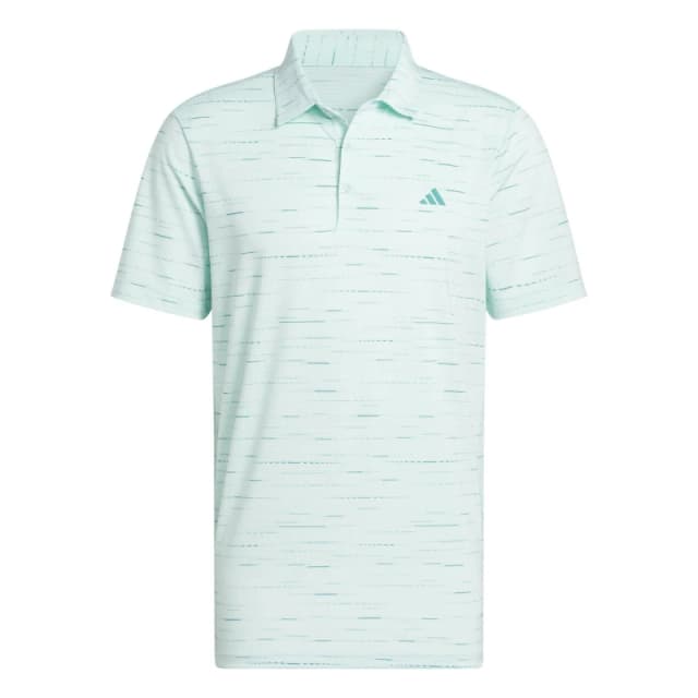 adidas Mens Short-Sleeve Performance Polo Shirt Semi Flash Aqua male M