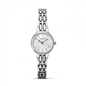 Pearl And Silver 'Accurist Bracelet' Watch - LB1407P