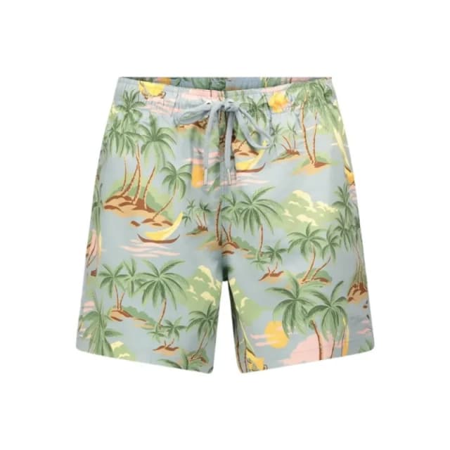 Swim shorts printed Gant Hawaii Bleu Male S