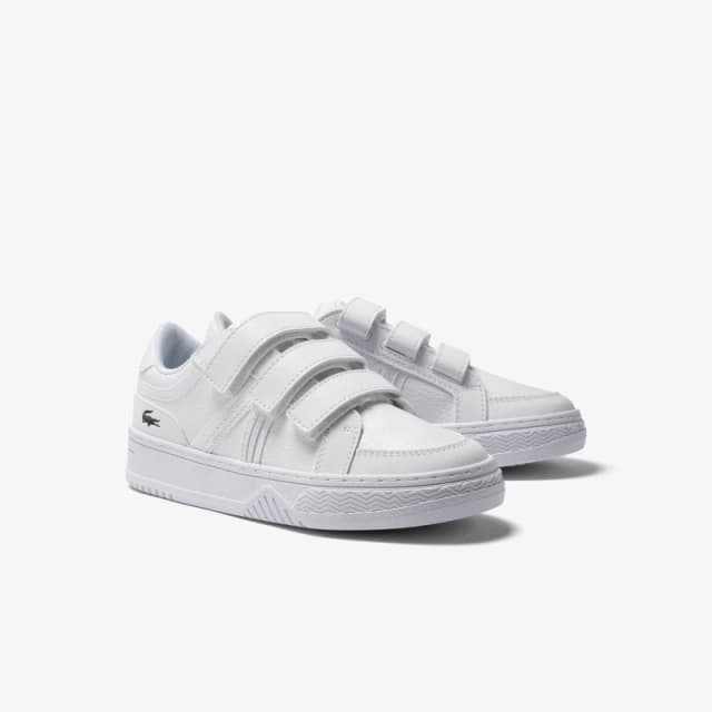 Lacoste Childrens L001 Trainers - White White C13