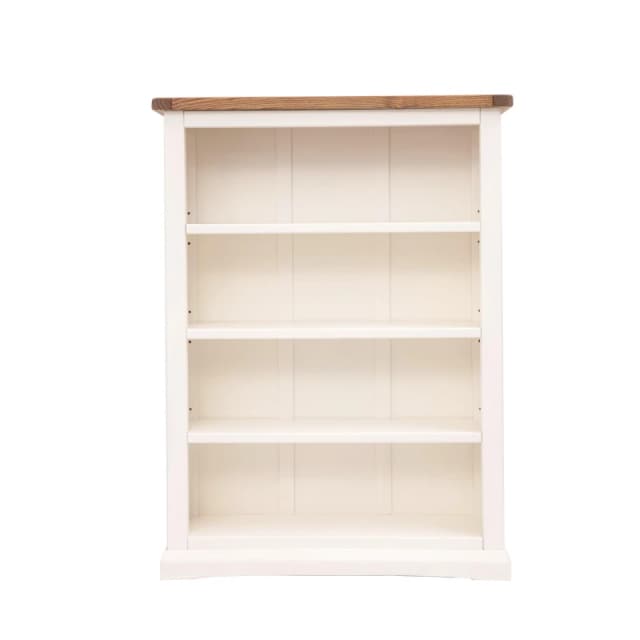 Cabinet Bits Bookcase with plinth 120x90x25cm in Off-White Size: 120 x 90 x 25cm Off-White Unisex 120 x 90 x 25 cm