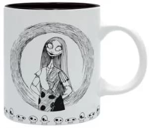 The Nightmare Before Christmas Sally Cup Black white