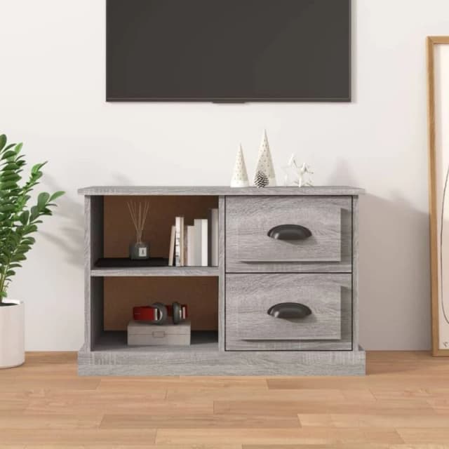 VIDAXL TV Cabinet Grey Sonoma 73x35.5x47.5cm Engineered Wood Vidaxl 8720845790646