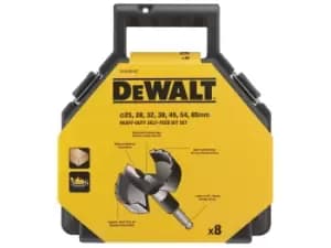 DEWALT DT4593-QZ Self Feed Forstner Drill Set 8pc