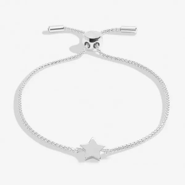 Mini Charms Star Silver Plated 24.5cm Adjustable Bracelet 7143