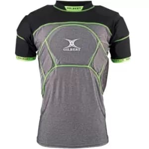 Gilbert Charger X1 Jnr Rugby Shoulder Pads - Grey