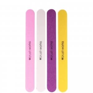 brushworks Coloured Emery Boards (Set of 4)