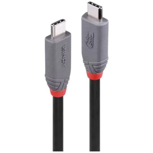 Lindy 0.8m USB 4 240W Type C Cable, Anthra Line
