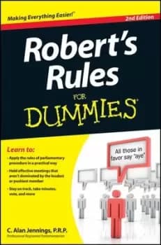 Roberts rules for dummies by C. Alan Jennings