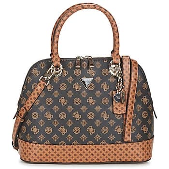 Guess CESSILY DOME SATCHEL womens Handbags in Brown - Sizes One size
