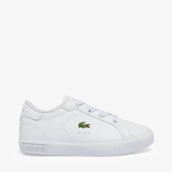 Lacoste Infant Powercourt Trainers - White - UK 6 Toddler