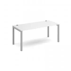 Connex starter unit single 1600mm x 800mm - silver frame and white top