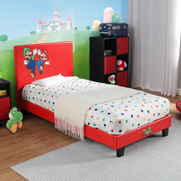 X Rocker Super Mario Bros Gaming Bed Red