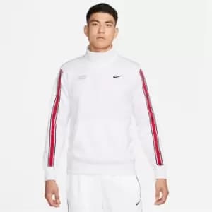 Nike Sportswear Repeat Mens Half Zip Top - White