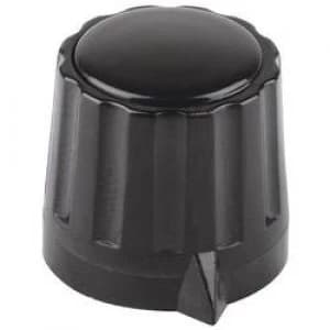 Control knob Black x H 11.5mm x 13mm Mentor