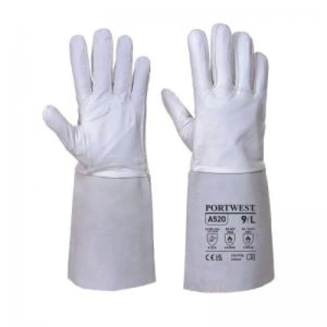 Portwest Premium Tig Welding Gauntlets A520GRRL Colour: Grey