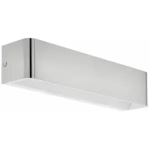 Wall Light Satin Nickel Front Cover Oblong Box Structure Bulb LED 12W Included