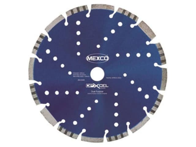 Mexco Dpxcel23022 Xcel Grade Dual Purpose Diamond Blade 230 X 22mm Mexdpxl23022