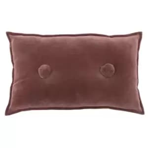 Furn. Bobble Pre-filled Cushion Cotton Rose