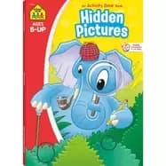 school zone hidden pictures workbook 96 pages ages 5 and up kindergarten 1s