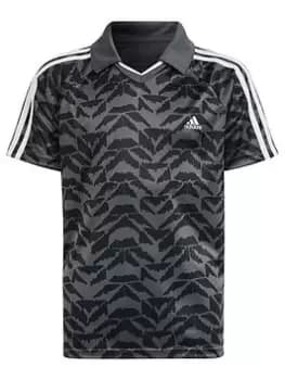 Boys, adidas Sportswear Junior Express Tee, Dark Grey, Size 11-12 Years