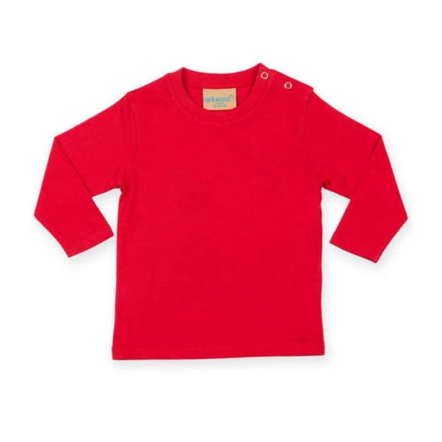 Larkwood Long-Sleeved T-Shirt in Red Size: 3-4 Years Red Unisex 3-4 Years