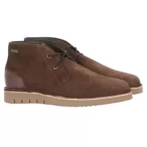 Barbour Mens Kent Desert Boots Choco Suede 8