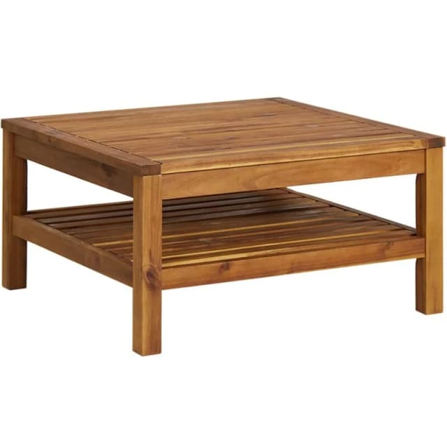 VIDAXL Coffee Table 65x65x35cm Solid Acacia Wood vidaXL 8720286557570