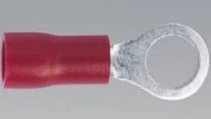 Genuine SEALEY RT25 Easy-Entry Ring Terminal Ø5.3mm (2BA) Red Pack of 100