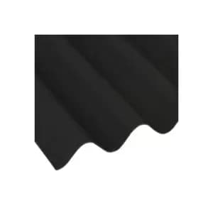 Coroline Black Corrugated Bitumen Roof Sheet - 2m