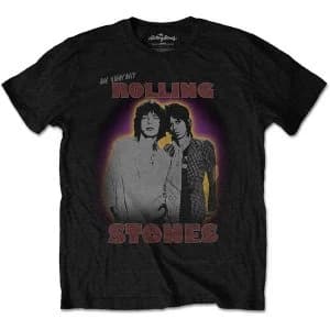 The Rolling Stones - Mick & Keith Unisex Small T-Shirt - Black