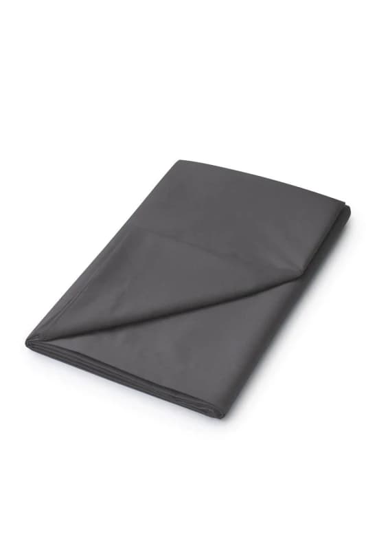 Helena Springfield Helena Springfield 'Plain Dye' Polycotton Flat Sheet in Charcoal Size: Double Flat Charcoal Double Flat Unisex 5016709483346