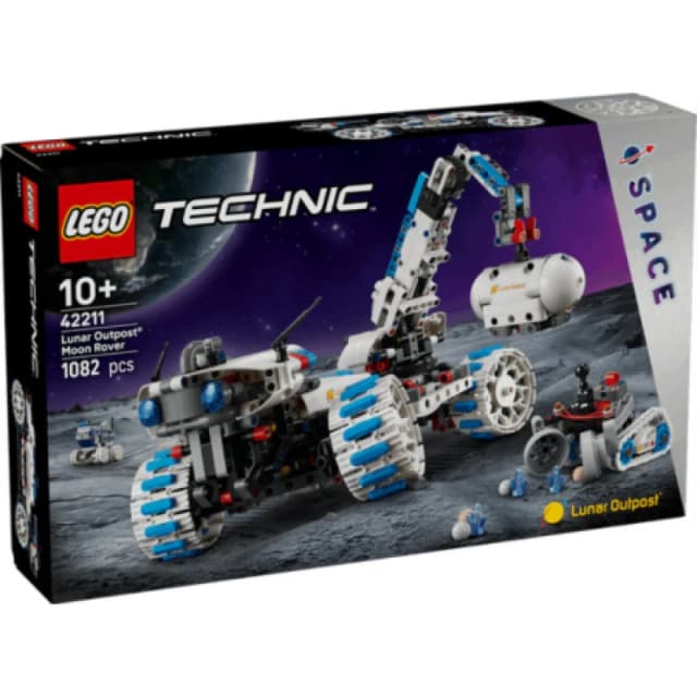 LEGO Technic Lunar Outpost Moon Rover Space Vehicle Set STEM Toy 42211
