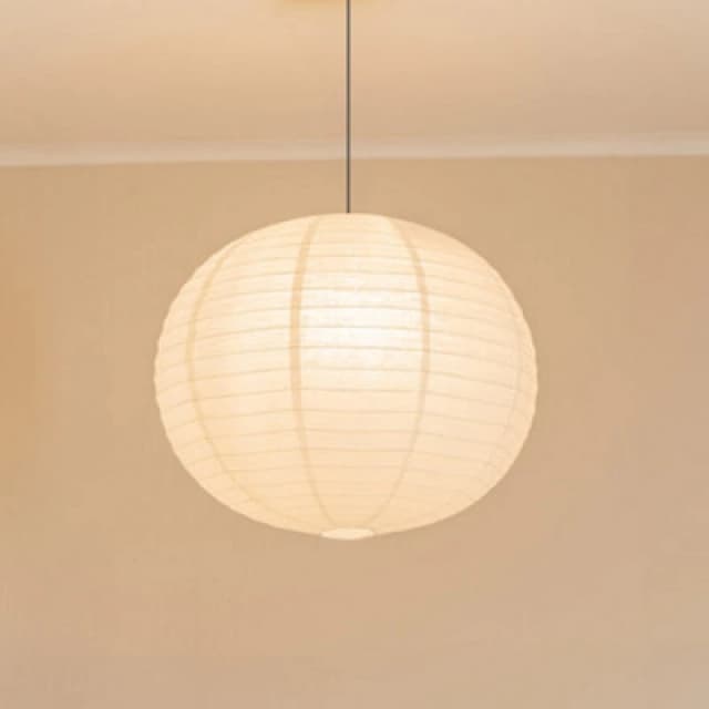 VALUELIGHTS Isla White Paper Globe Ball Dome Easy Fit Ceiling 60cm Lamp Shade with LED Bulb B5971