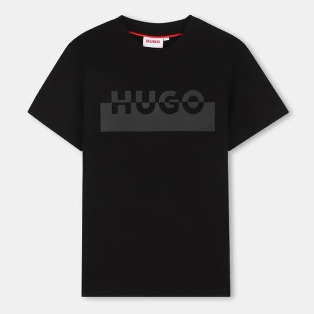 Hugo Kids T-Shirt Black 09B male 4Y