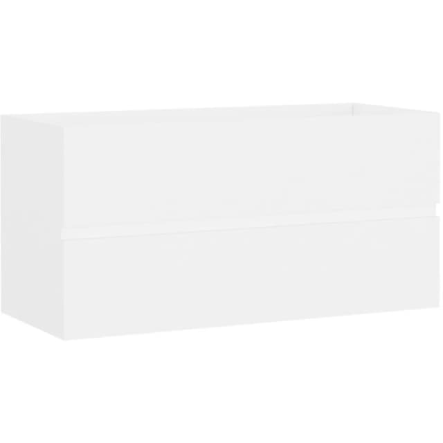 VIDAXL Sink Cabinet White 90x38.5x45cm Engineered Wood Vidaxl 8720286220757