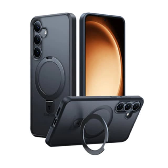 Torras Ostand Case For Samsung S25 Black