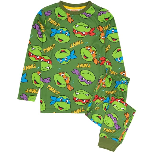 Teenage Mutant Ninja Turtles Short Sleeve Long Leg Pyjama Set Green male